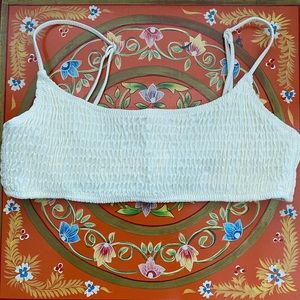 SOLD - NWOT. Korina - Snow bikini top